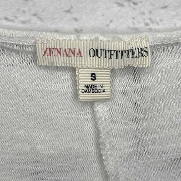 2 TOPS | Blue & White Womens Loose fit Small Active USA & Zenana Outfitters Pair - Picture 5 of 15